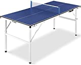 Mesa dobrável Femor de tênis de mesa, mini mesa de tênis de mesa 150 x 70 x 67 cm ...