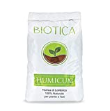 BIOTICA minhoca húmus HUMICUM - 25 litros - fertilizante 100% natural