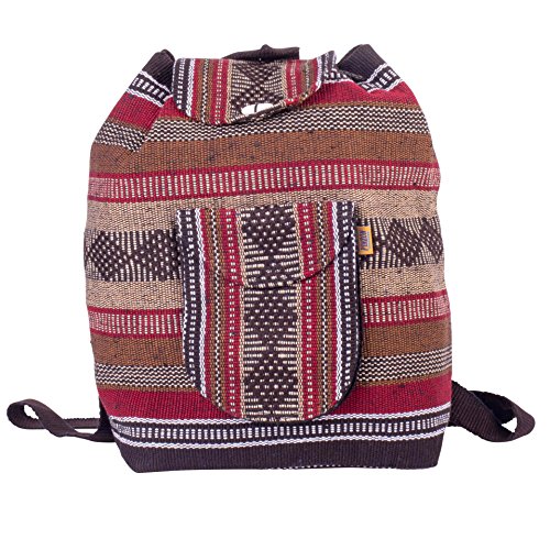 4. SCHOOL PINZON Bolsa grande estilo hippie - Uma mochila hippie com vários usos