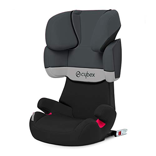 Cybex Silver Solution X-Fix Car Seat Group 2/3 (15-36 kg), de 3 a 12 anos, Gray (Rabbit Gray), 41 x 47 x 64 cm