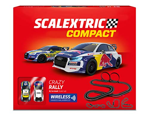 Scalextric - Circuito Compacto Crazy Rally (Scale Competition Xtreme, SL 1)