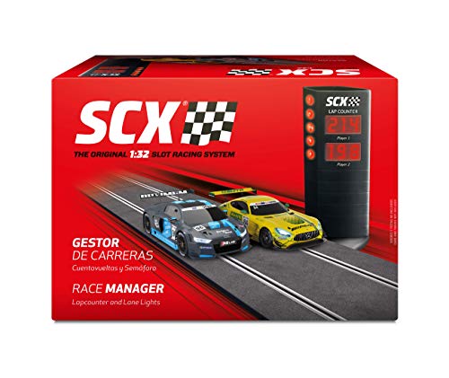 Acessório Scalextric- Race Manager, conta-rotações e semáforo, preto (1)