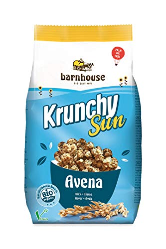Barnhouse Krunchy Sun Muesli Cereais Aveia - Orgânica, Vegetariana, Vegana - 375 G