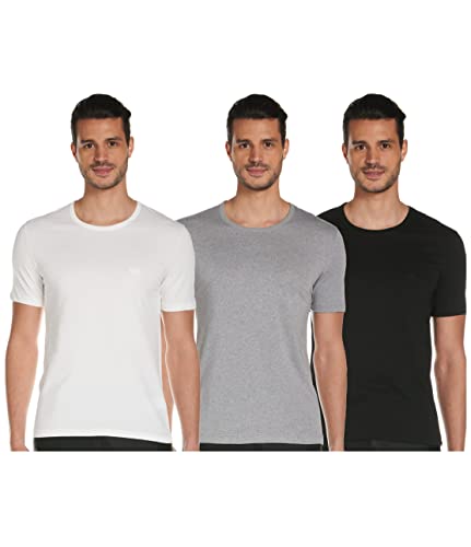 BOSS T-Shirt Rn 3p Co, T-Shirt, Masculino, Multicor (999 Pacote Sortido), Médio