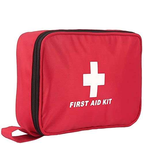 WEINAS Kit de primeiros socorros muito compacto de 180 peças para casa, escritório, esportes, caminhada, sobrevivência, emergência, viagem, acampamento - vermelho