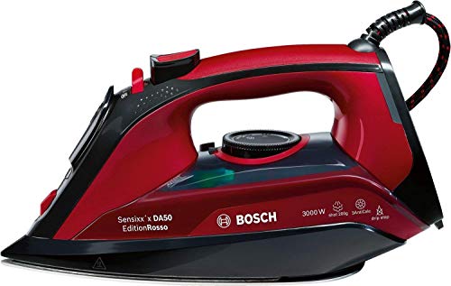 Bosch TDA503001P Steamer 3000 W, 800 W, 1,2, cerâmica, preto / vermelho / granada