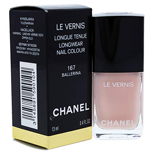 Chanel LE VERNIS LONGWEAR NAIL COLOR 167 - BALLERINA Esmalte Pink Glitter 13 ml - Esmalte (Pink, BALLERINA, Protection, 1 peça (s), 167 - BALLERINA, Glitter)