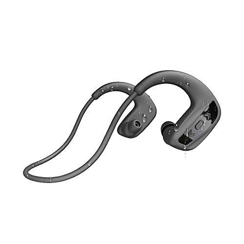 CYBORIS toucas de natação IPX8 fones de ouvido sem fio à prova d'água Bluetooth, MP3 player de 16 GB e redução de ruído, fones de ouvido esportivos estéreo de alta fidelidade para corrida, ciclismo, academia