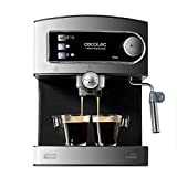 Cecotec Express Manual Power Espresso 20 Cafeteira. 850W, 20 Bar de Pressão, Tanque de 1,5L, Braço...