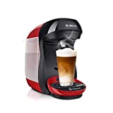 Bosch Tassimo Happy TAS1003 - Máquina de café em cápsula, com tecnologia Intellibrew, 1400 W, cor vermelha