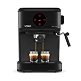 Solac CE4498 Taste Control - Máquina de café expresso Touch, 20 bar, Double Cream, Espresso e Cappuccino,...