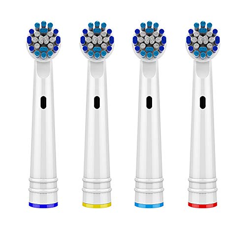 Cabeças de escova de dentes limpas de precisão Oral-B de substituição compatíveis com a escova de dentes elétrica Braun Oral B (embalagem de 4)