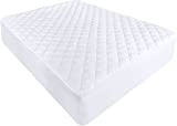 Roupa de cama Utopia - Protetor de colchão acolchoado (135x190 cm) - Microfibra - Respirável - A capa do colchão se estende até 38 cm de profundidade - 135 x 190 cm, Cama 135