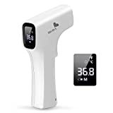 Termômetro infravermelho IDOIT termômetro infravermelho de testa sem contato para adultos crianças com alarme, memória e tela LCD