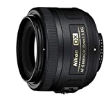 Nikon AF-S DX Nikkor 35mm f/1.8 G - Lente F-mount, distância focal fixa 52.5mm, abertura f/1.8G, preto - Versão Europeia