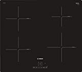 Bosch PUE611BB1E - Placa de indução, Série 4, 60 cm, 4 zonas, Função EasyTouch, Preto