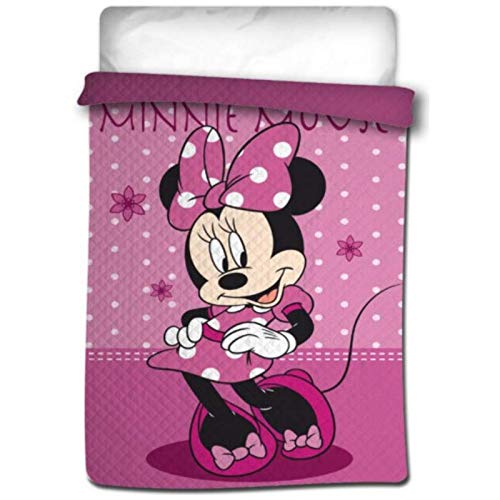 Edredão Bouti selado a quente da Minnie Mouse para 90 camas
