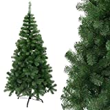 Arco-íris Árvore de Natal Artificial Azevinho, Verde Natural, Material de PVC, Suporte de Metal (120 CM, Arbol Navidad)