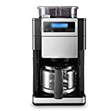 Máquinas de café DKEE Máquina de café americana, máquina de café doméstica, máquina de café totalmente automática, máquina de café moedor, máquina de café moída, copo dividido inteligente