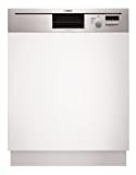AEG 50012IM0 Favorit - Máquina de lavar louça parcialmente integrada/embutida/A+ / 282 kWh/ano / 3640 l/ano / 12 MGD / 60 cm/aço inoxidável