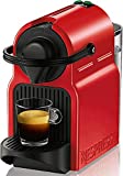 Krups Nespresso Inissia XN1005 - Cafeteira Nespresso cápsula monodose, 19 bar, desligamento automático, cor vermelha, 14 cápsulas dentro