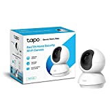 TP-Link TAPO C200 - Câmera IP WiFi 360°, Câmera de Vigilância FHD 1080p, Visão Noturna, Suporta Cartão SD, Áudio Dual-Way, Detecção de Movimento, Controle Remoto, Compatível com Alexa
