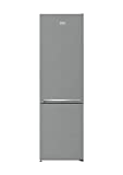 Geladeira/freezer Beko RCSA300K30SN 3 gavetas, 38dB, aparência de aço inoxidável
