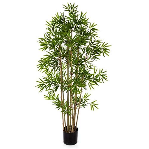 artplants.de Bambu Artificial, 480 Folhas Pequenas, 80cm - Planta Sintética